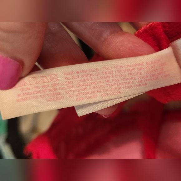 Victoria Secret PINK Date Push-Up Red Bra, Size‎ 34DD - Picture 8 of 8